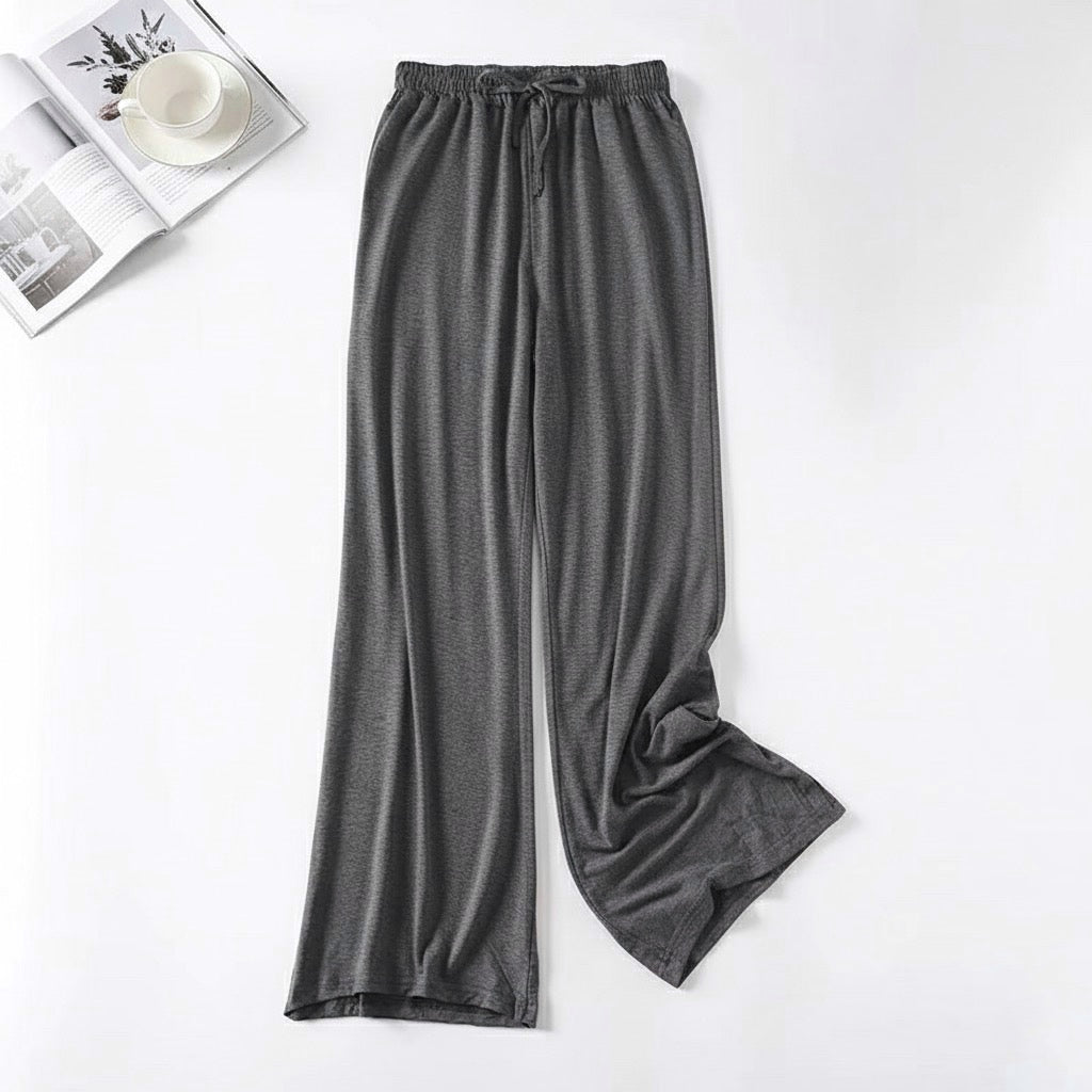 Ezrielle Luxurious Silk Wide Leg Pants – Effortless Elegance, Unmatched Comfort