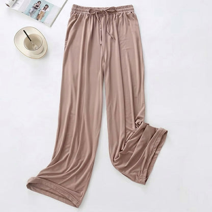 Ezrielle Luxurious Silk Wide Leg Pants – Effortless Elegance, Unmatched Comfort