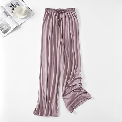 Ezrielle Luxurious Silk Wide Leg Pants – Effortless Elegance, Unmatched Comfort