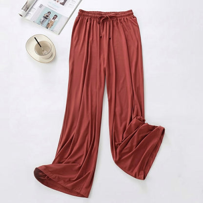 Ezrielle Luxurious Silk Wide Leg Pants – Effortless Elegance, Unmatched Comfort